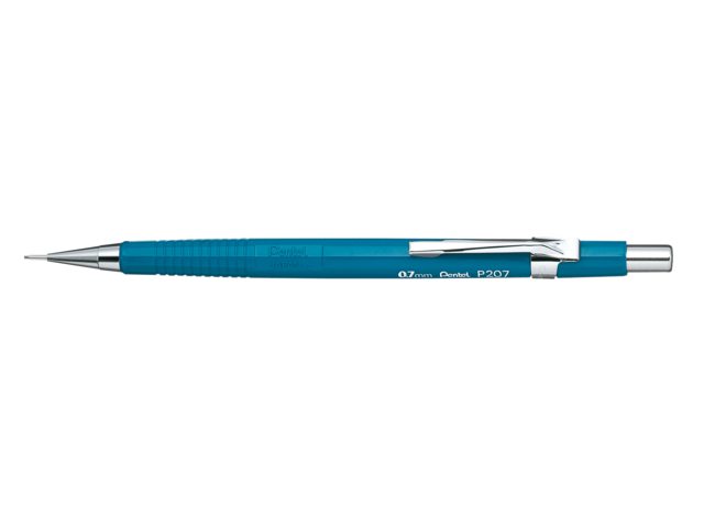 Vulpotlood pentel P207 0.7mm blauw