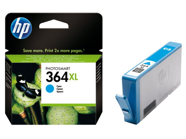 Inkcartridge HP CB323EE 364XL blauw HC
