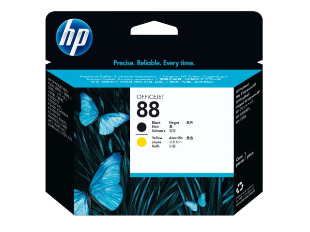 Printkop HP C9381A 88 zwart+geel