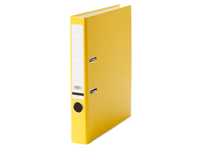 Ordner Budget A4 50mm karton geel