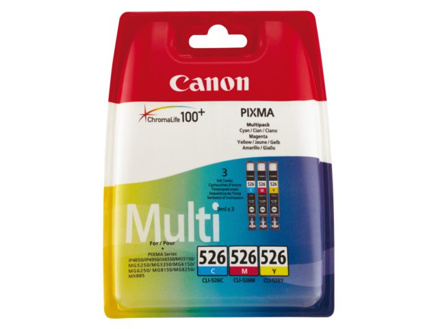 Inkcartridge Canon CLI-526 3 kleuren
