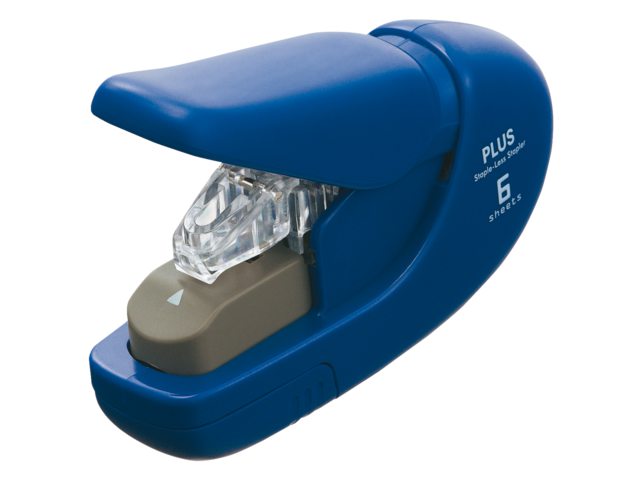 Nietmachine Plus nieten zonder nietjes blauw