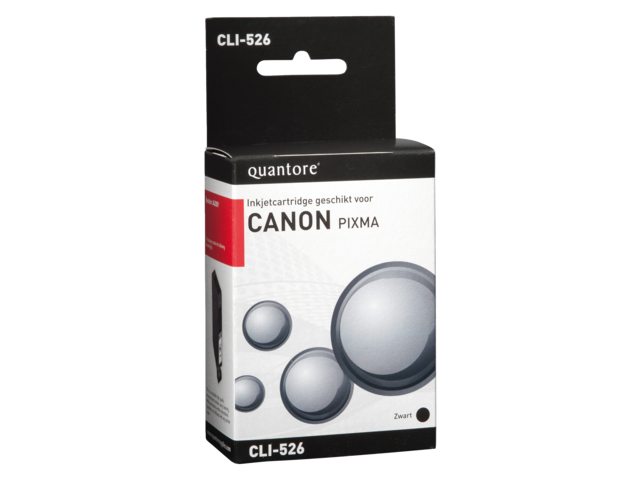 Inkcartridge Quantore Canon CLI-526 zwart