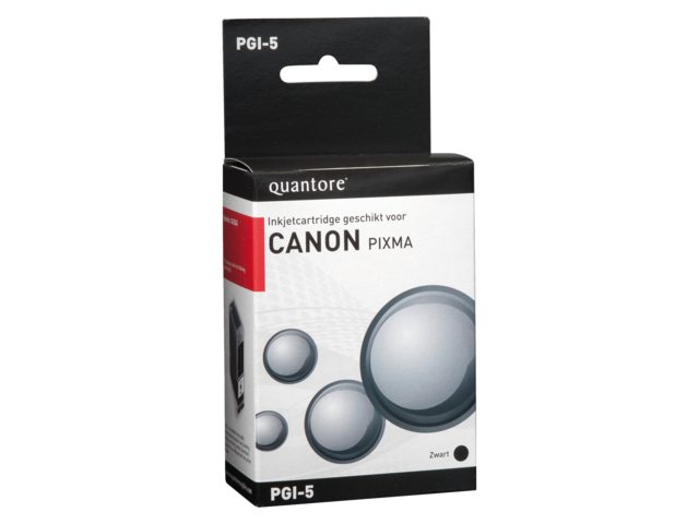 Inkcartridge Quantore Canon PGI-5 zwart + chip