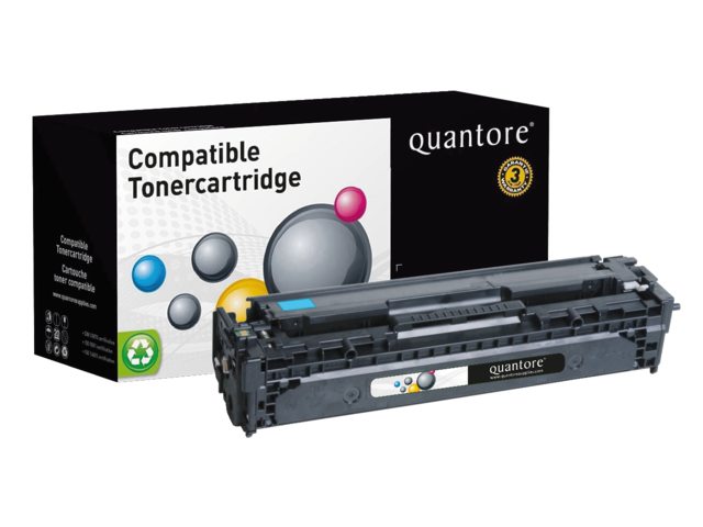 Tonercartridge Quantore HP CB541A 125A blauw