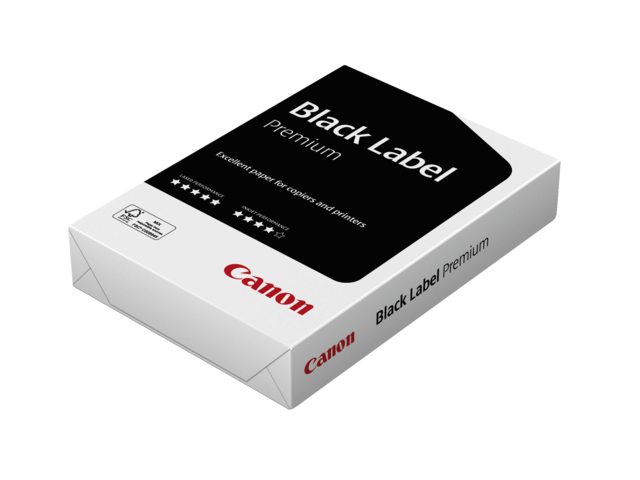 Kopieerpapier Canon Black label premium A4 75gr wit 500vel