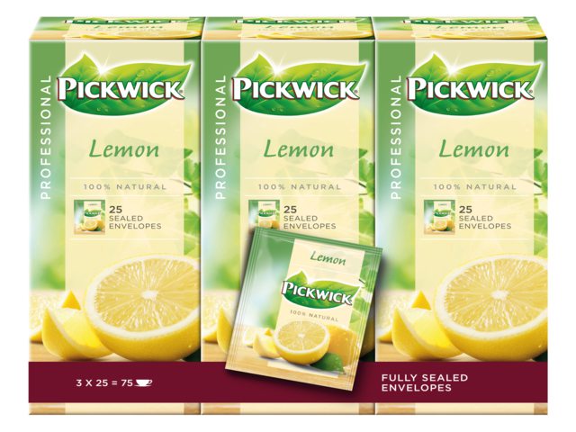 Thee Pickwick citroen 25 zakjes van 1.5gr