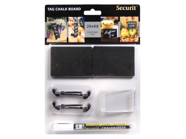 Krijtbord Securit A8 tags