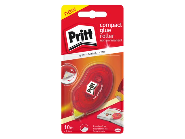Lijmroller Pritt Compact non permanent op blister