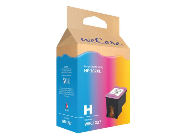 Inkcartridge Wecare HP 302XL F6067AE kleur