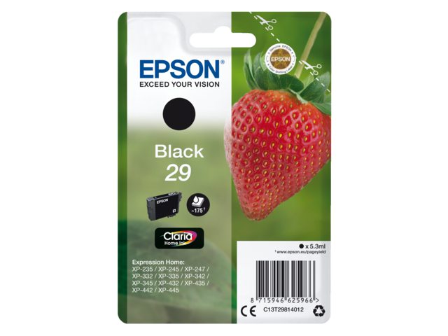 Inkcartridge Epson 29 T2981 zwart