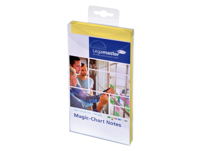 Magic-chart notes Legamaster 10x20 cm  geel