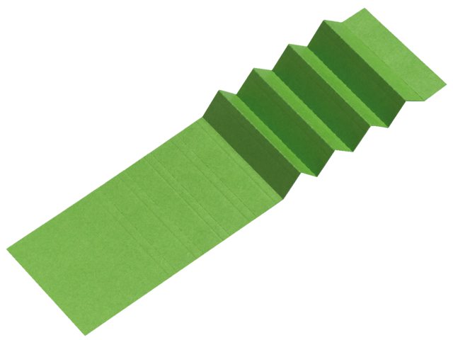 Ruiterstrook voor Alzicht hangmappen A5847-5 65mm groen