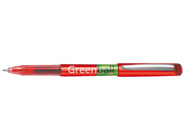 Rollerpen PILOT Greenball Begreen rood 0.4mm