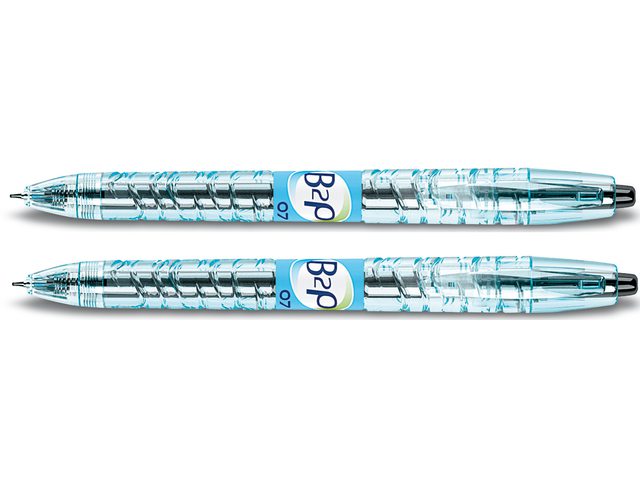 Gelschrijver PILOT B2P Begreen zwart 0.4mm