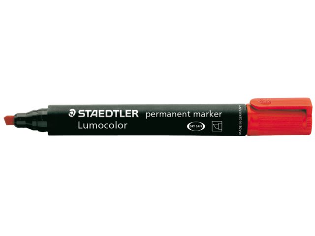 Viltstift Staedtler 350 schuin rood 2-5mm