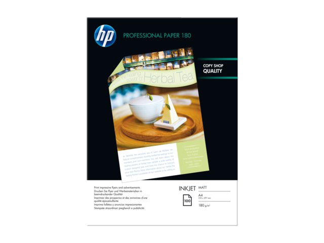Inkjetpapier HP Q6592A A4 mat 180gr 100vel