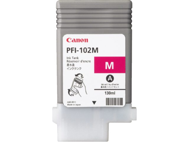 Inkcartridge Canon PFI-102 rood