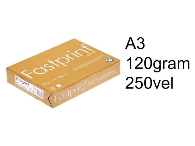 Kopieerpapier Fastprint gold A3 120gr wit 250vel