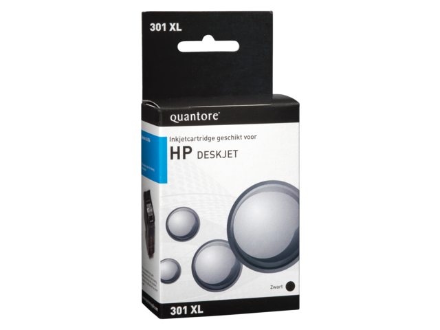 Inkcartridge Quantore HP CH563EE 301XL zwart