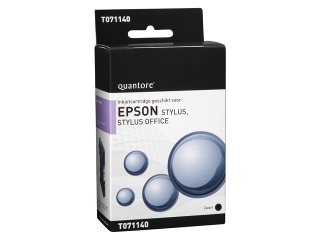 Inkcartridge Quantore Epson T071140 zwart