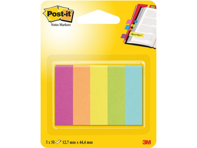 Indextabs 3M Post-it 670/5CA papier ultra 5 kleuren