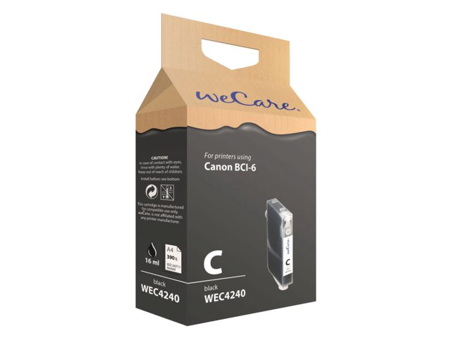 Inkcartridge Wecare Canon BCI-6 zwart
