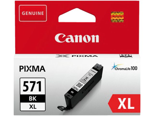 Inkcartridge Canon CLI-571XL HC zwart