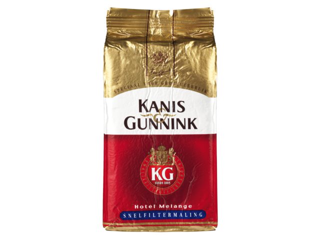 Koffie Kanis & Gunnink snelfiltermaling rood 1000gr