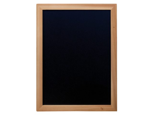 Krijtbord Securit wand 30x40cm teak hout