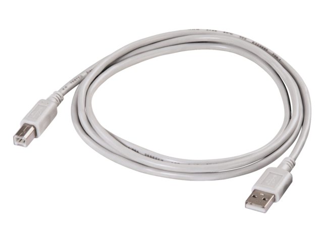 Kabel Hama USB 2.0 A-B 180cm grijs 25 stuks