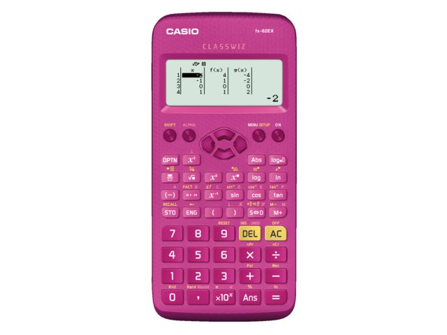 Rekenmachine Casio Classwiz FX-82EX roze