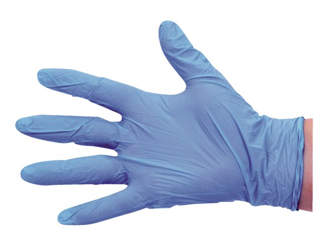 Handschoen PrimeSource Nitril ongepoederd small blauw