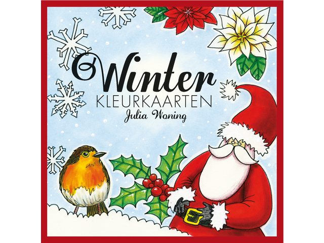 Winterkleurkaart Julia Woning incl 20 enveloppen