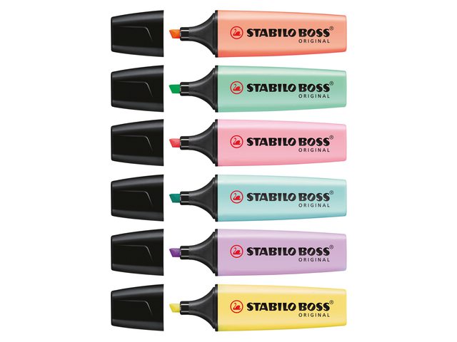 Markeerstift Stabilo Boss pastel perzik