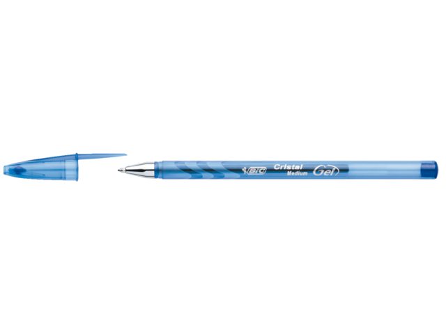 Gelschrijver Bic Cristal blauw medium