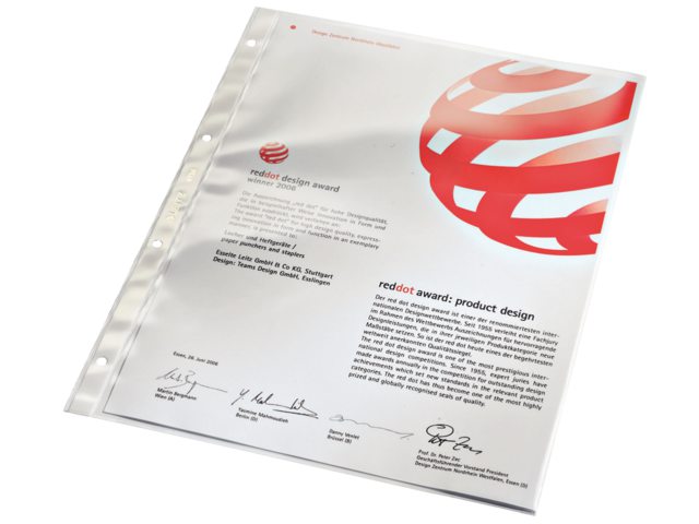 Showtas Leitz 4734 4-gaats PVC 0.08mm glad