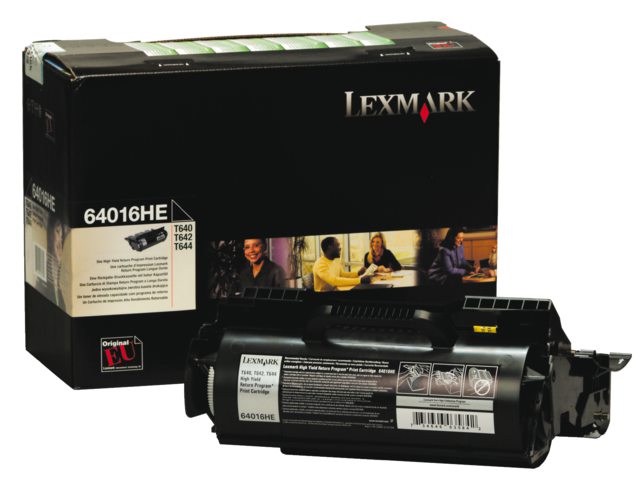 Tonercartridge Lexmark 64016HE prebate zwart