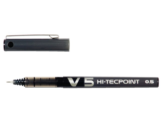 Rollerpen PILOT Hi-Tecpoint V5 zwart 0.3mm