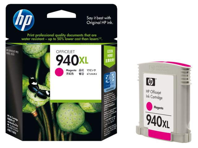 Inkcartridge HP C4908AE 940XL rood HC