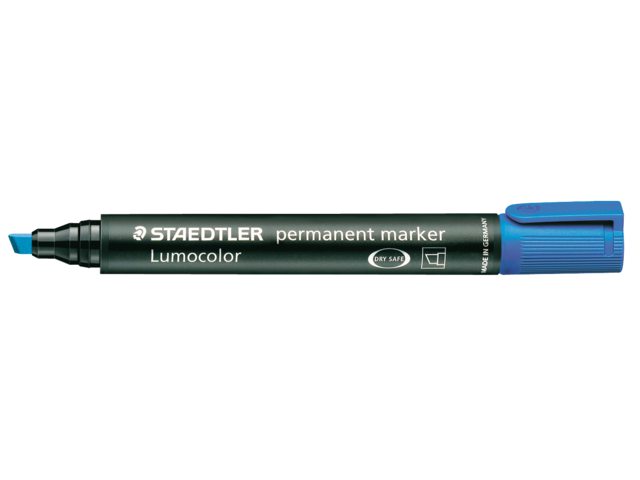 Viltstift Staedtler 350 schuin blauw 2-5mm