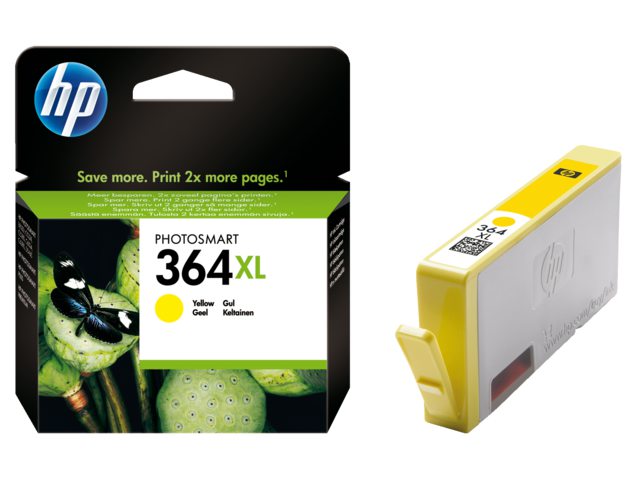 Inkcartridge HP CB325EE 364XL geel HC