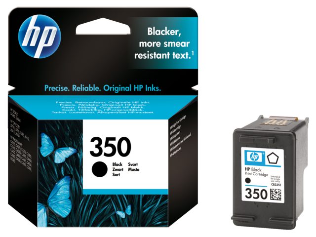 Inkcartridge HP CB335EE 350 zwart