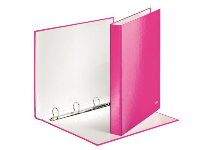 Ringband Leitz WOW 4242 A4 4D-rings roze