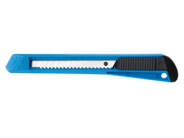 Snijmes Westcott Office 9mm met kunststof houder blauw