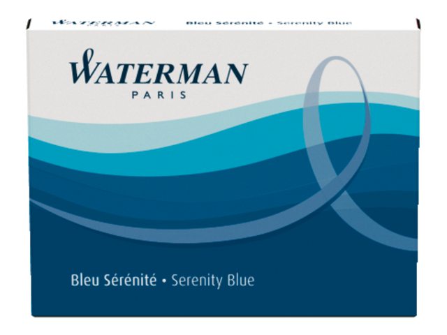 Inktpatroon Waterman internationaal Florida blauw