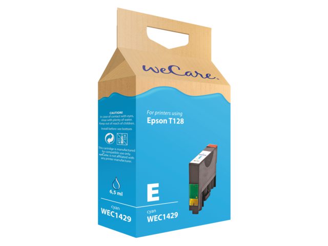 Inkcartridge Wecare Epson T128240 blauw