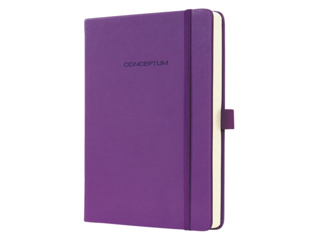 Notitieboek Conceptum CO571 135x203mm paars lijn