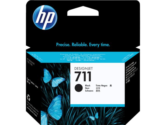Inkcartridge HP CZ133A 711XL zwart HC