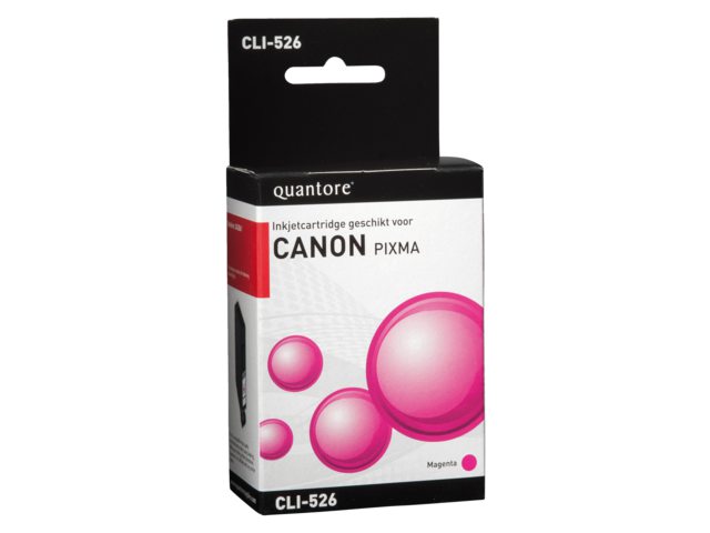 Inkcartridge Quantore Canon CLI-526 rood